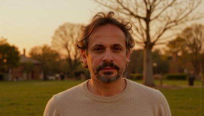 AI-generated film still from Me-Me exploring identity and unlived destinies in Milan